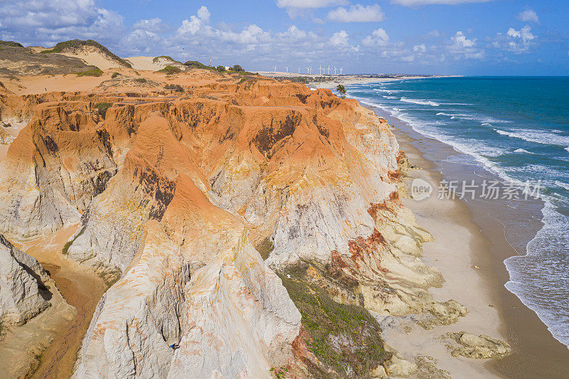 Morro Branco beach, Ceará, Brazil